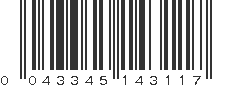 UPC 043345143117