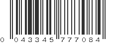 UPC 043345777084