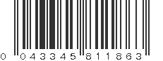 UPC 043345811863