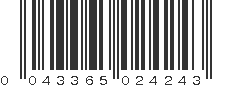 UPC 043365024243