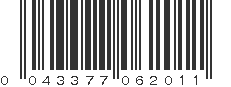 UPC 043377062011