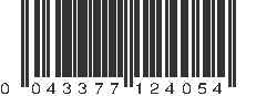 UPC 043377124054