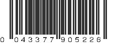 UPC 043377905226