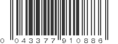 UPC 043377910886