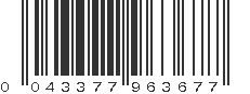 UPC 043377963677