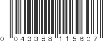 UPC 043388115607