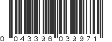 UPC 043396039971