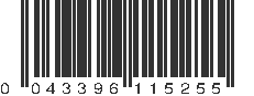 UPC 043396115255