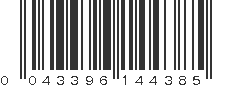 UPC 043396144385
