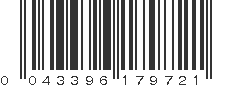 UPC 043396179721