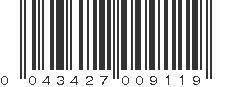 UPC 043427009119