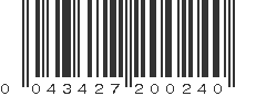 UPC 043427200240