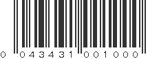 UPC 043431001000