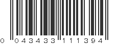 UPC 043433111394