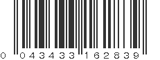 UPC 043433162839