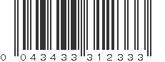 UPC 043433312333