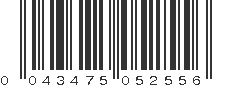 UPC 043475052556