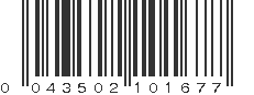 UPC 043502101677