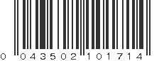 UPC 043502101714