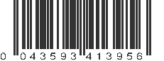 UPC 043593413956