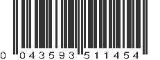 UPC 043593511454