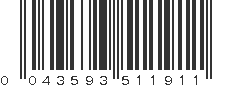 UPC 043593511911