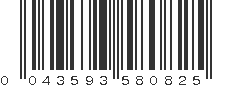 UPC 043593580825