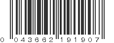 UPC 043662191907
