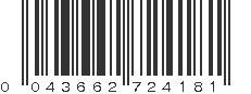 UPC 043662724181