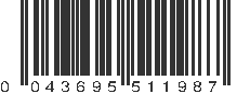 UPC 043695511987