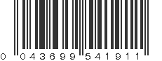 UPC 043699541911