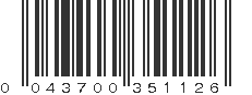 UPC 043700351126