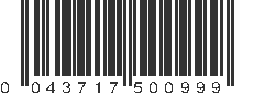 UPC 043717500999