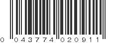 UPC 043774020911