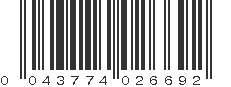 UPC 043774026692