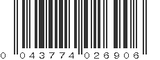 UPC 043774026906