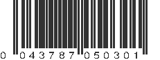 UPC 043787050301