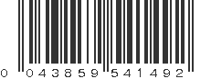 UPC 043859541492