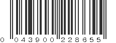 UPC 043900228655