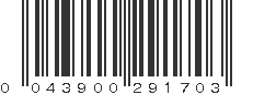 UPC 043900291703