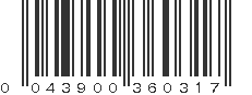 UPC 043900360317