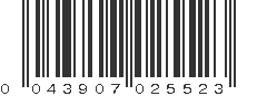 UPC 043907025523