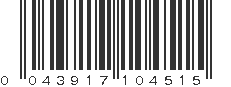 UPC 043917104515