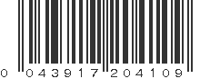 UPC 043917204109