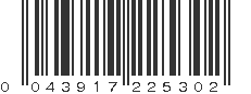 UPC 043917225302