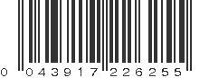 UPC 043917226255