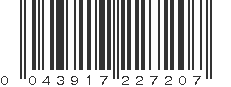 UPC 043917227207