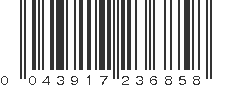 UPC 043917236858