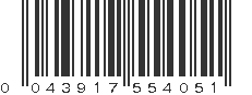 UPC 043917554051