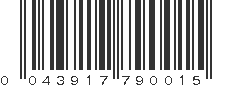 UPC 043917790015